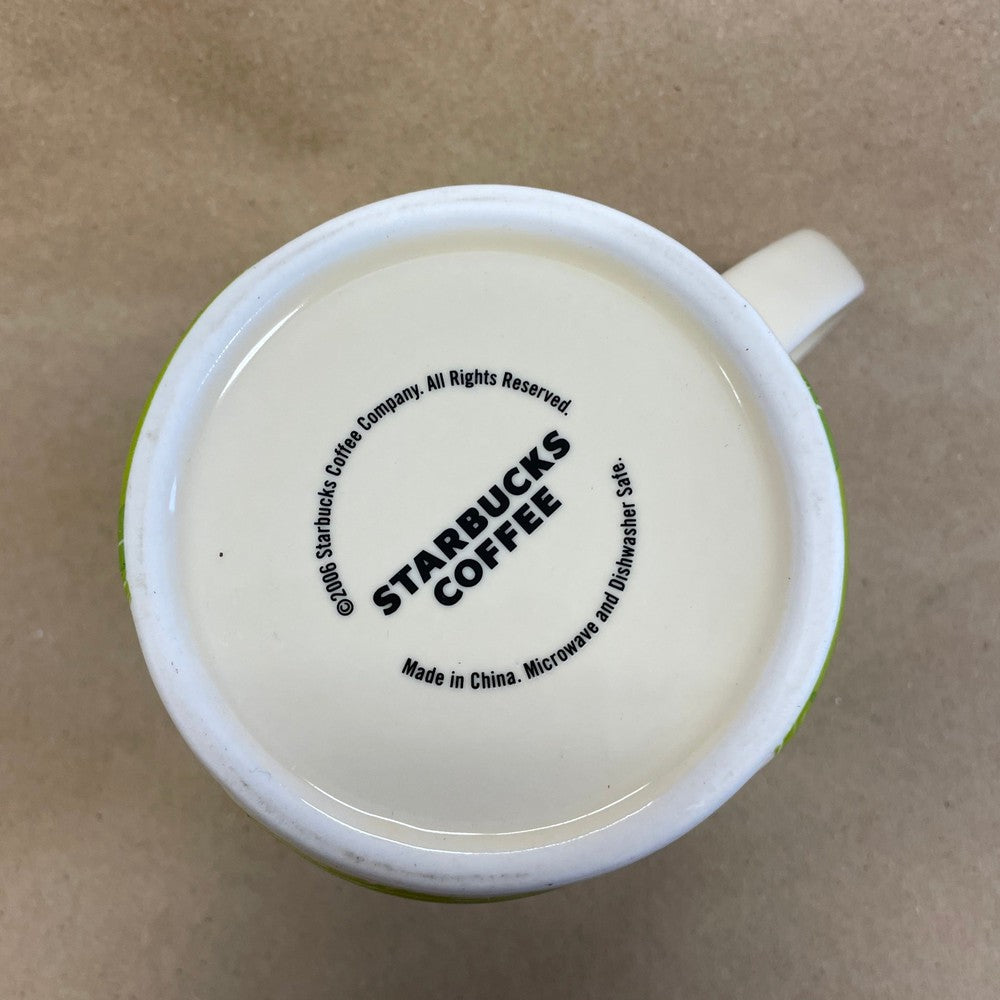 Starbucks Raised Green Limes Mug-2006